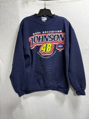 VTG 2005 Chase Authentics Jimmie Johnson # 48 NASCAR Crewneck Medium Sweatshirt